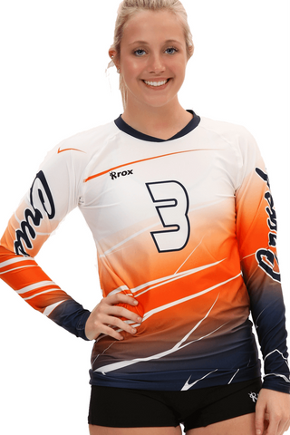 Shattered Womens Sublimated Volleyball Jersey