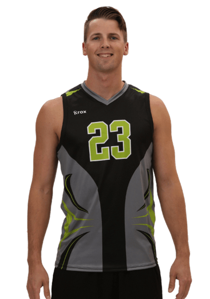 Lycra Volleyball Men Printed Sublimation Dri Fit Vollyball Jersey Set