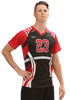 Vertigo Men's Sublimated Short Sleeve Jersey,Custom - Rox Volleyball 