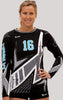 Xcelerator Women's Sublimated Volleyball Uniform,Custom - Rox Volleyball 