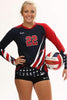 Patriot Women's Sublimated Jersey | R026,Custom - Rox Volleyball 