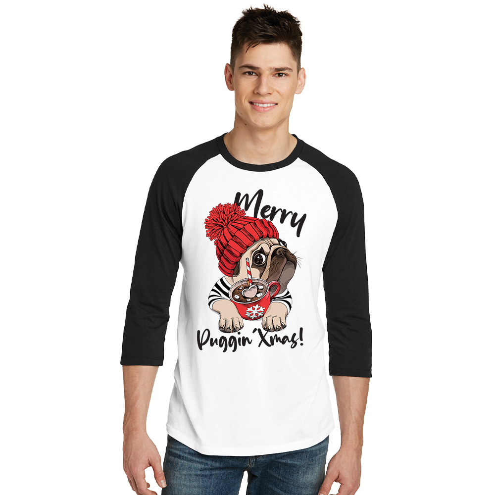 Puggin Mens Christmas Shirt