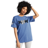 Mom With Ribbon Unisex Flo Blue Tee