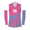 Angle Women's Sleeveless with Sleeves Sublimated Volleyball Jersey