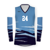 Hologram Women's Sleeveless with Sleeves Sublimated Volleyball Jersey