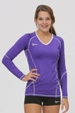 Compliant L/S Jersey | 1366 Purple,Women's Jerseys - Rox Volleyball 