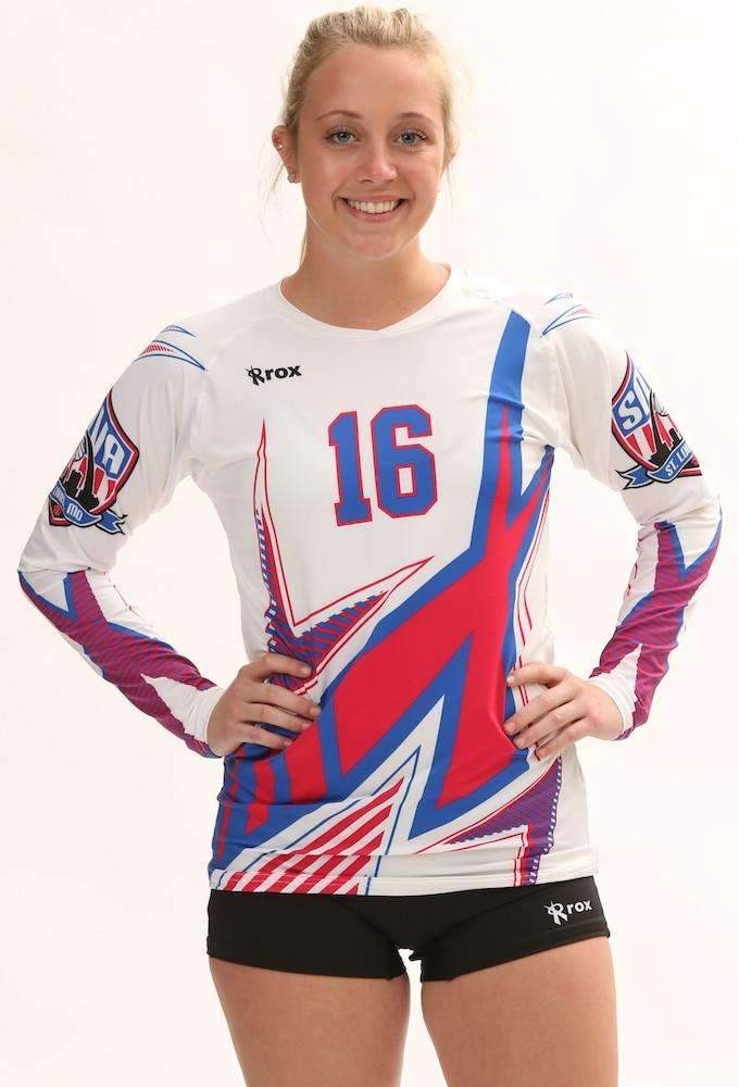 Xcelerator Women's Sublimated Volleyball Uniform,Custom - Rox Volleyball