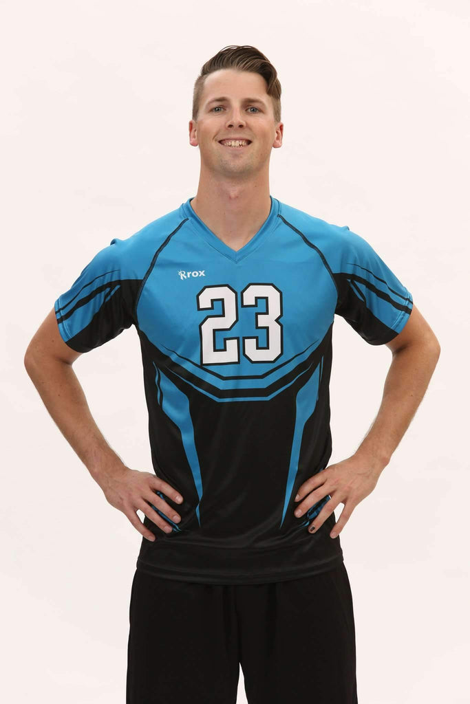 Buy Jersey Design - Green And Blue Volleyball Jersey Design