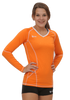 Compliant L/S Jersey | 1366 Orange,Women's Jerseys - Rox Volleyball 