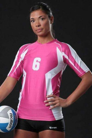 Female Allover Volley 2piece navy/pink