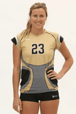 Knight Women's Cap Sleeve Sublimated Jersey,Custom - Rox Volleyball 