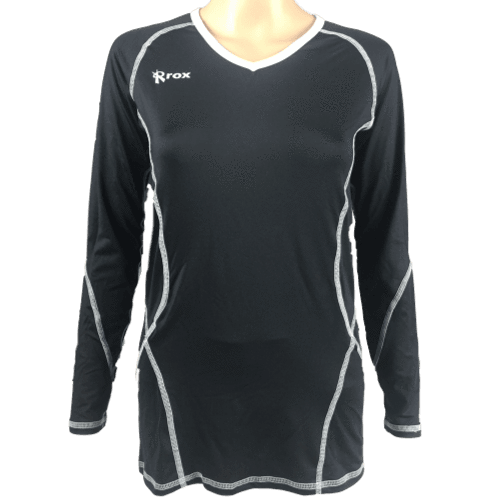 Compliant L/S Jersey | 1366 Black,Women's Jerseys - Rox Volleyball 
