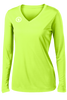Fundamental Long Sleeve Volleyball Jersey | Neon Green,Women's Jerseys - Rox Volleyball 