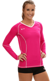 Compliant L/S Jersey | 1366 Fuchsia,Women's Jerseys - Rox Volleyball 