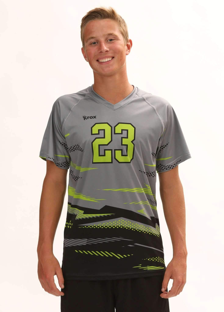 Hologram Men's Sublimated Jersey,Custom - Rox Volleyball 