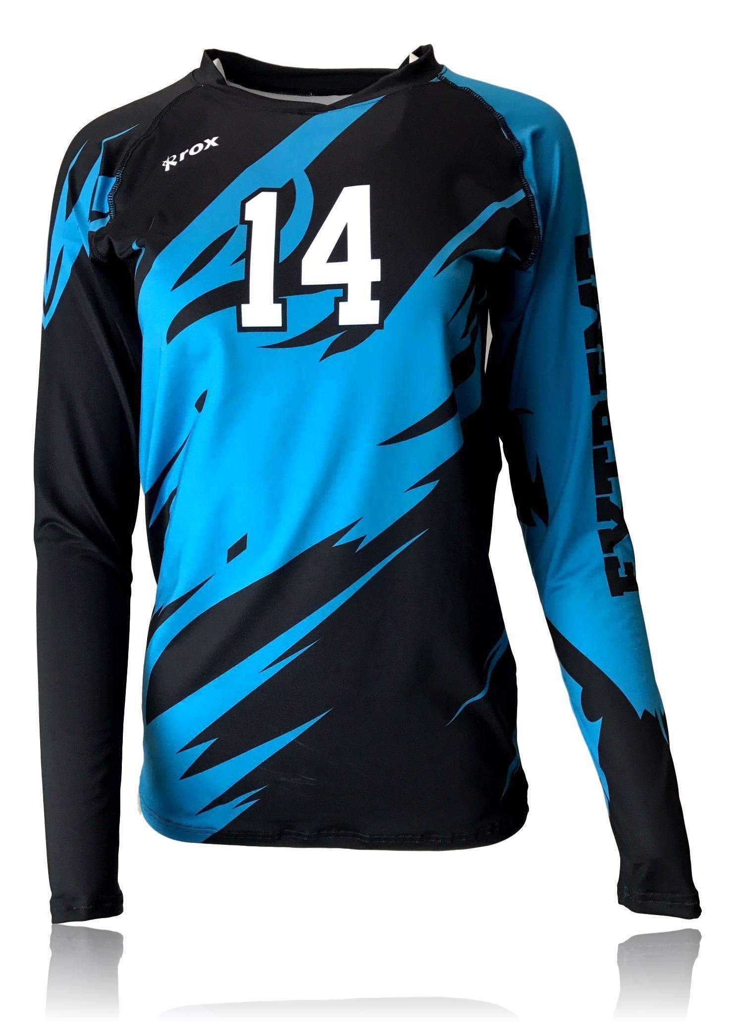 Inferno Sublimated Jersey 2 Color R022custom Rox Volleyball