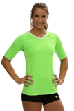Compliant 1/2 Sleeve Jersey | 1365 Neon Green,Women's Jerseys - Rox Volleyball 