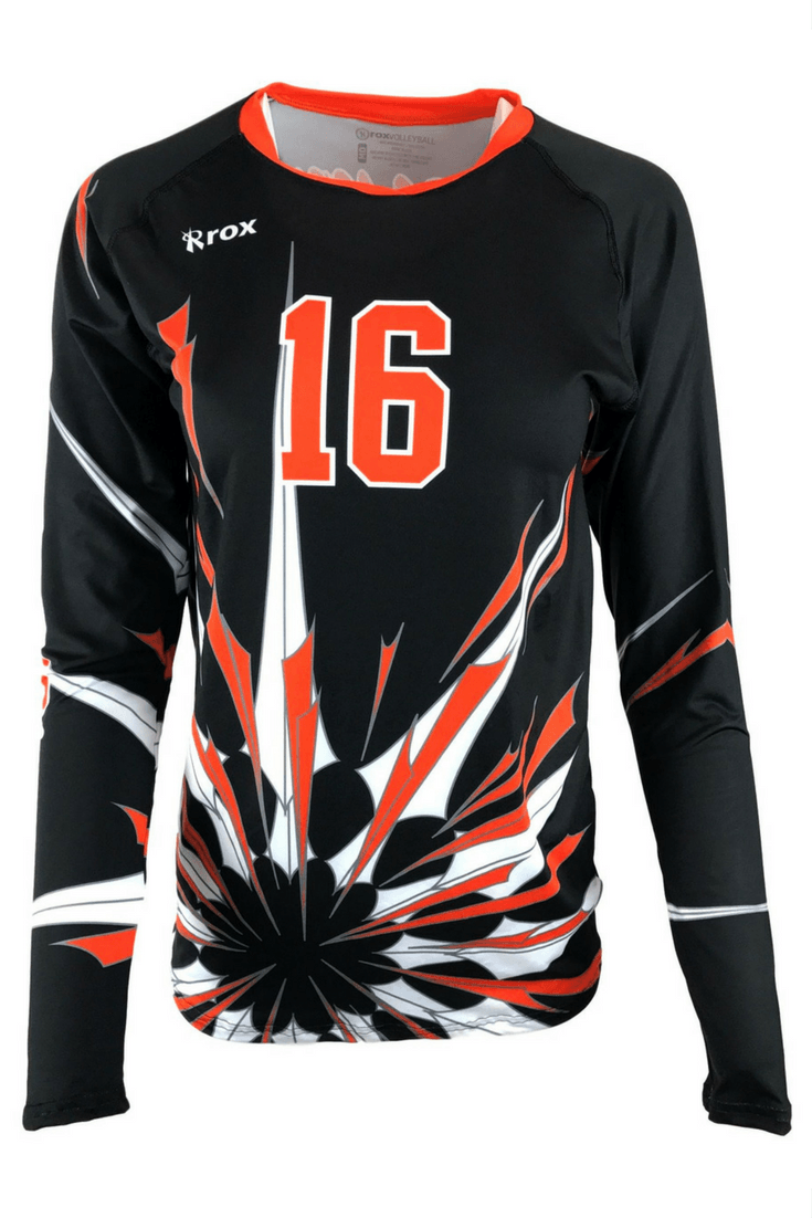 POW Women's Sublimated Jersey,Custom - Rox Volleyball