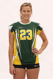 Quantum Cap Sleeve Sublimated Jersey,Custom - Rox Volleyball 