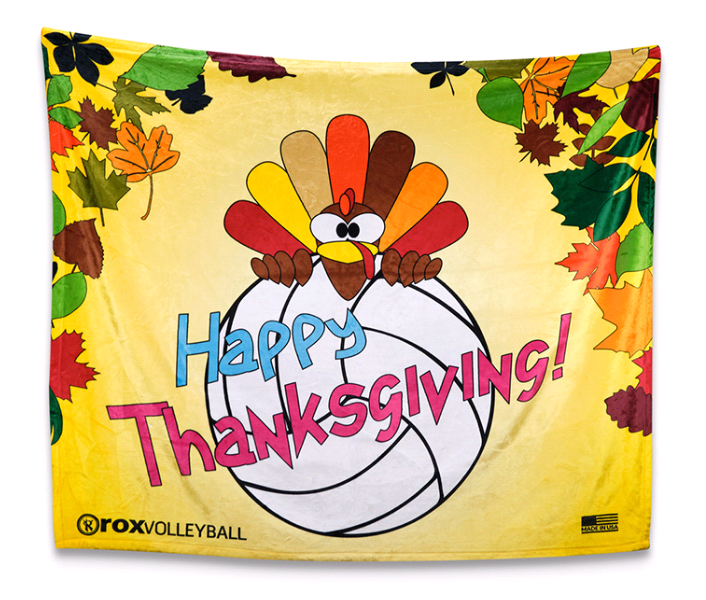 Thanksgiving Turkey Blanket,Accessories - Rox Volleyball 