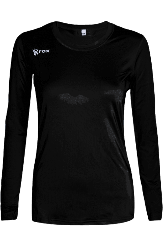 Voltaic Long Sleeve Jersey | 1261 Black,Women's Jerseys - Rox Volleyball 