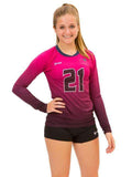 Fade Women's Sublimated Jersey,Custom - Rox Volleyball 