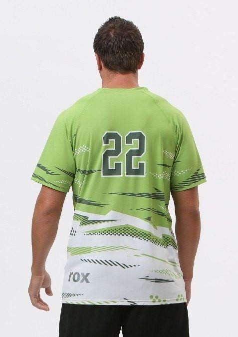 Hologram Men's Sublimated Jersey,Custom - Rox Volleyball 