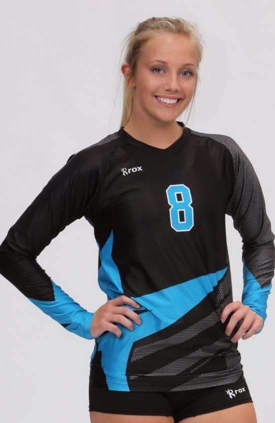 Angle Women's Sublimated Jersey | R019,Board Shorts - Rox Volleyball 